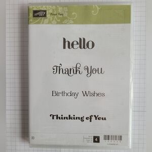 Stampin' Up! - Four You - LIKE NEW